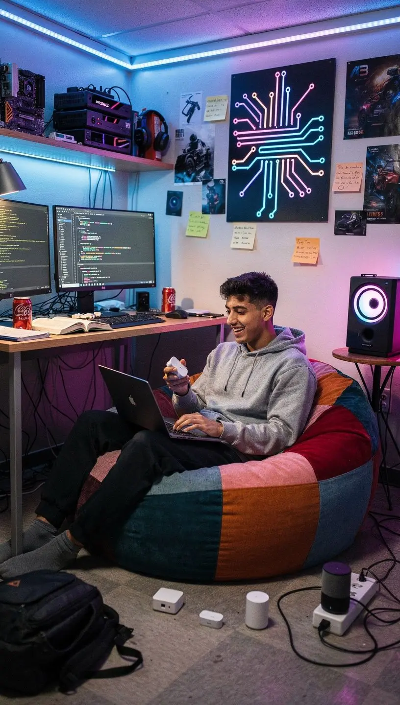 Smart appliances improving efficiency in modern homes.