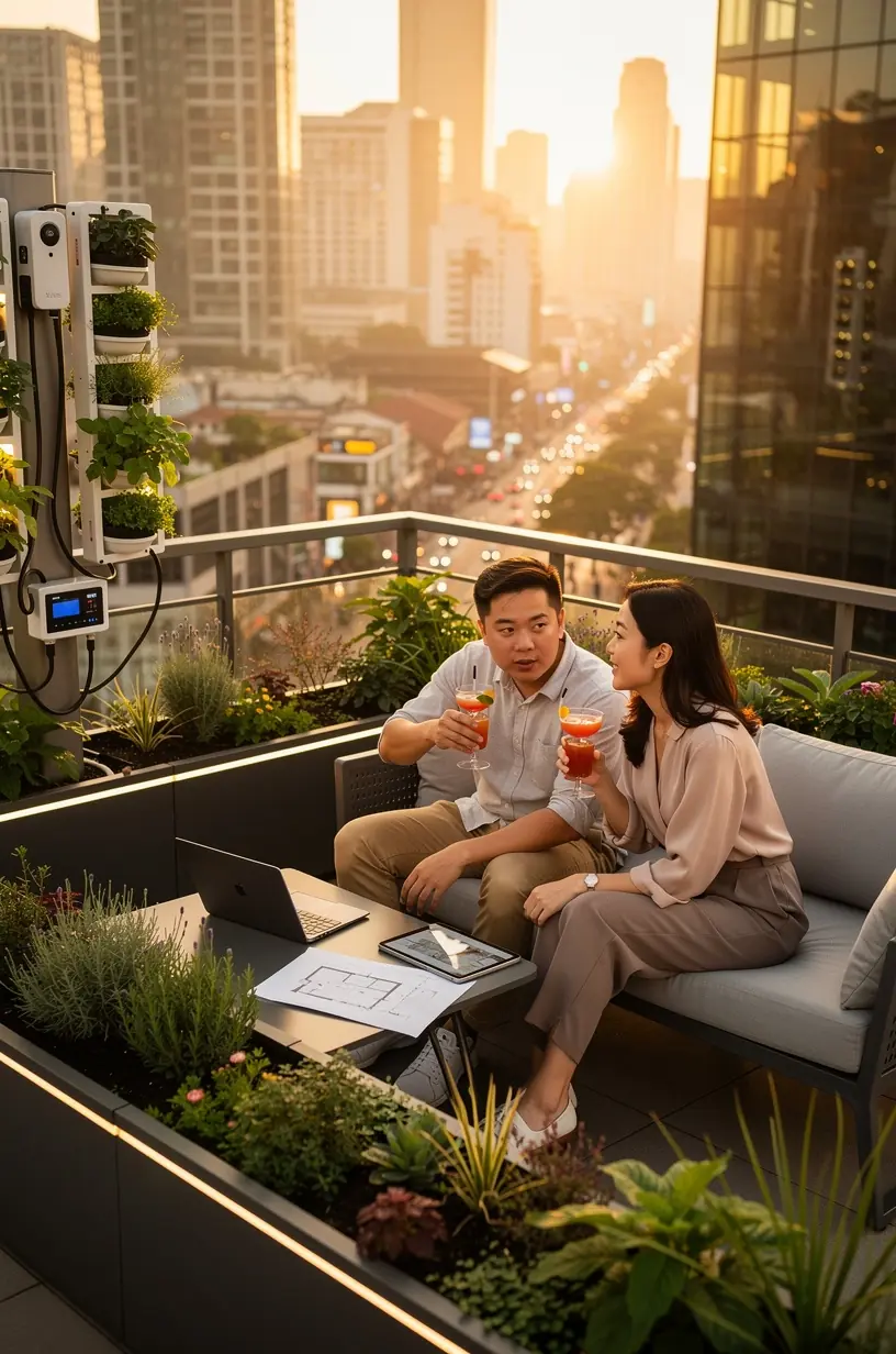 Modern office workspace